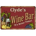 thumbnail image 1 of Clyde's Red Wine Bar Gift Metal 8x12 Sign Home Decor 108120054392, 1 of 1