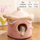 thumbnail image 2 of Casa para perros yuxing en forma de cueva color rosa 48 x 48 cm, 2 of 5