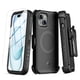 thumbnail image 1 of Funda MYBAT Maverick MagSafe Clip para iPhone 15 Negra con Mica, 1 of 10