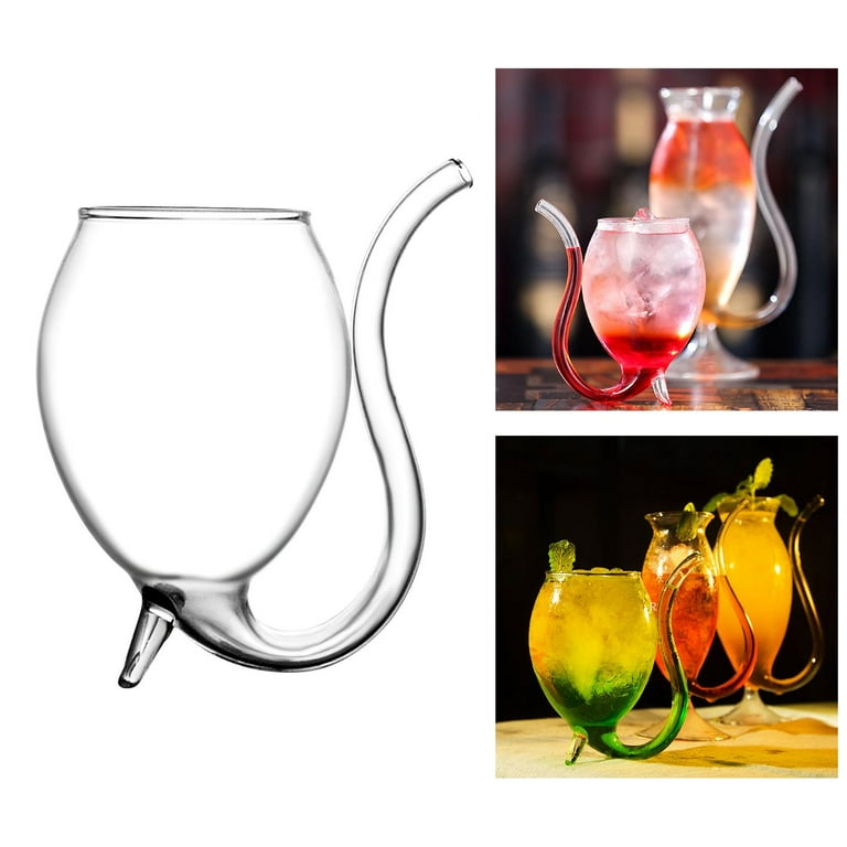 Wine Glass with Built-in Straw - GEEKYGET