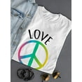 thumbnail image 3 of Love And Peace! T-Shirt Women -SPIdeals Designs, Female Large, 3 of 4
