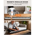 thumbnail image 2 of Teclado de piano portátil LEKATO Magnetic 88 teclas Bluetooth, 2 of 8