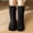 Black, variant on Comfortable Compression Socks for Women Home Plush And Thick Insulation, Sleep, Snow Socks, Slippers, Carpet Socks Saving to 65% off!