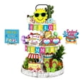 thumbnail image 3 of 22-Piece Summer Themed Layered Tray Decor Set, Tropical Wooden Centerpiece Ornament, Tabletop Display for Kitchen Living Room Patio Party Decoration, 3 of 7