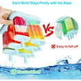 thumbnail image 4 of Popsicle, Popsicle Molds 6 Popsicle Makers, FDA and BPA Free, 4 of 5