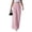 Red, variant on Yifymode Womens Striped Wide Leg Palazzo Pants High Waisted Elastic Casual Lounge Trousers with Pockets,Pink S