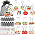 thumbnail image 1 of 12 Sets Teacher Appreciation Gifts Bulk for Women Men Teacher Nurse Keychains with Inspirational Greeting Card Graduation Thank You Gift, 1 of 6