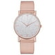 thumbnail image 1 of La correa casual de acero inoxidable de la moda mira el reloj pequeño del cuarzo del dial de las señoras Wmkox8yii gfajkfgbkjabf1186, 1 of 1