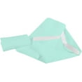 thumbnail image 3 of Daycare Cot Sheets -Daycare Cot Sheets for Toddler and Preschool - Cotton - Corner Elastic Loops - Cot Bed Fitted Sheet 1000 Thread count Pre-School Cot Sheet Pack Of 3 (23"X52", Aqua Blue), 3 of 8