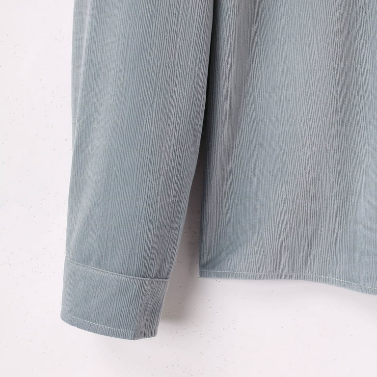 fvwitlyh Long Sleeve Compression Shirts for Men Men's Slim-fit Long Sleeve  Oxford Shirt
