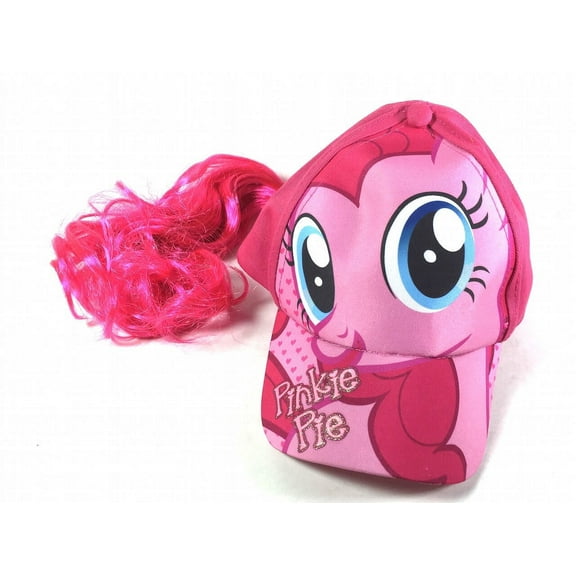 My Little Pony Pinkie Pie Youth Girls Baseball Cap with Pony Tail