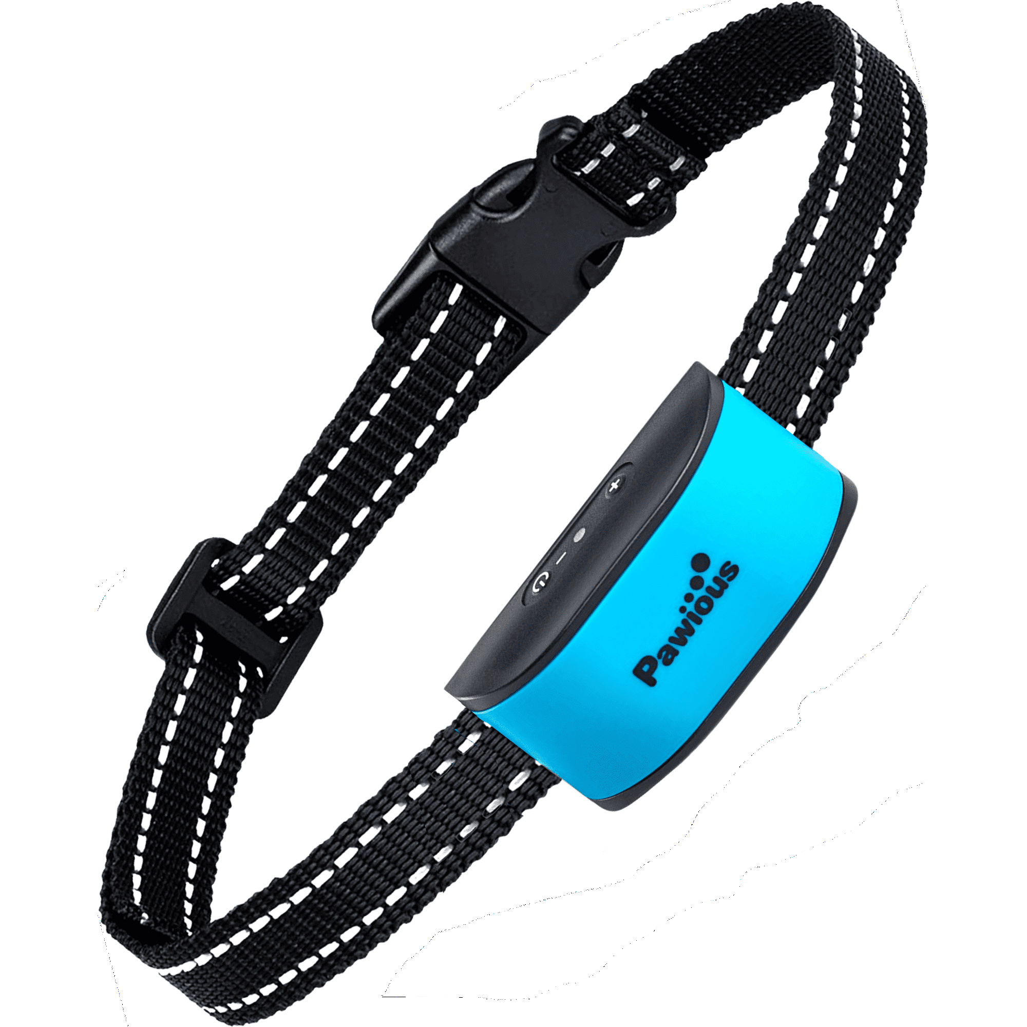 Pawious Small Dog Bark Collar - Humane Training, Rechargeable, Rainproof, Vibration - for Small and Medium Dogs
