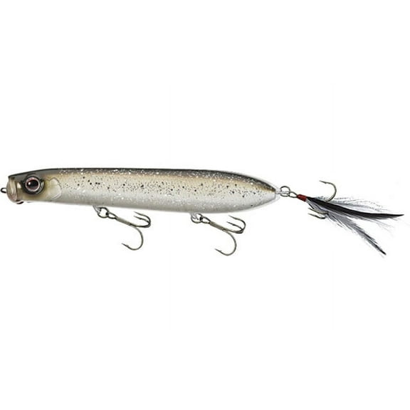 Evergreen Shower Blows 5 7/8" Topwater Bait, Silver Flitter Shad