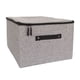 thumbnail image 1 of Yuarrent Caja de almacenamiento, práctico sujetador de ropa interior de gran capacidad, cajas organizadoras lavables, caja de ropa elegante para Almacenamiento y organización del hogar Gris oscuro Yuarrent HA077474-02, 1 of 6