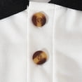 thumbnail image 6 of KPOPLK Baby Boy Outfits Summer Casual Short Sleeve Solid Lapel Polo Shirt Shorts Set Baby Boy Clothes(6-9 Months,White), 6 of 7