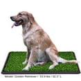 "LOMANTOWN Indoor Pet Toilet Training Mat, Artificial Grass Dog Potty Pad with Tray, 30""x20