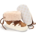 thumbnail image 5 of Kayannuo Winter Boots for Toddler Clearance Winter Toddler Baby Boys Girls Lace Up And Fleece Soft Soled Shoes Toddler, 5 of 9
