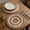 Multicolor, variant on Lunxisen 4 Pcs Round Linen Placemats Set Washable Heat Resistant for Kitchen Dining Table Decor Farmhouse Home Decorative Mats