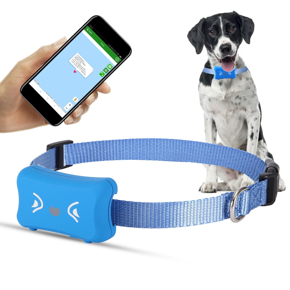 Qiilu Waterproof GPS Pet Dogs Cats Locator Finder Tracker Security
