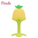 thumbnail image 1 of Juguetes para la dentición (1 paquete) - Juego de llaves para la dentición infantil, congelador orgánico natural seguro para bebés y niños pequeños, mordedores de silicona para bebés - Piña oso de fresa Juguete, 1 of 5