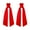 Red, variant on Xinwanna 2 Pcs Wreath Sash for Front Door Blank Satin Wreath Sash Embroidery Monogram Plain Ribbon Accessories for Xmas Party Yard Doorway Indoor Outdoor Wall Decor (Red)