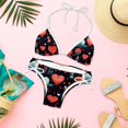thumbnail image 6 of Valentine's Day Love Detachable Sponge Adjustable Strap Bikini Set - Two-Pack for Beach and Pool Swimwear, 6 of 6
