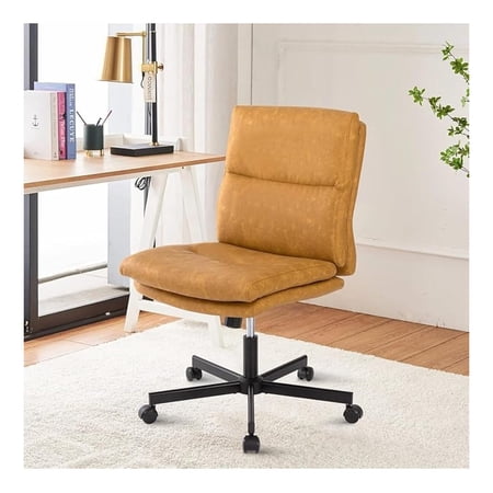 armless office desk chair with product