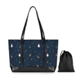 thumbnail image 7 of FORMRS Canvas Laptop Tote Bag for Women with 15.6" Computer Compartments Shoulder Handbag, Christmas Whimsy, 7 of 7