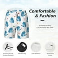 thumbnail image 5 of Fotbe Cartoon Poodle Dog Men’s Swim Trunks Quick Dry Swim Shorts Board Shorts with Mesh Lining-Small, 5 of 9