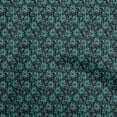 thumbnail image 1 of oneOone Velvet Black Fabric Leaves Craft Projects Decor Fabric Printed By The Yard 58 Inch Wide, 1 of 4