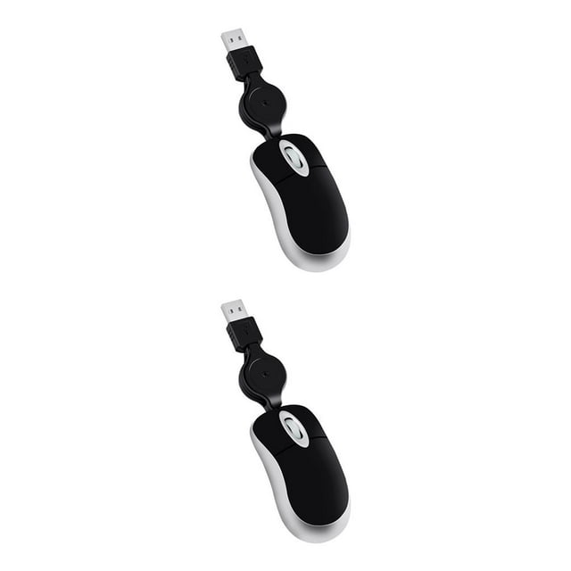 braveheart Computer for Ultra-lightweight Mouse Wired Optical 1000 DPI Universal Telescopic Retractable Gaming Mice for Kids Type6 NO6