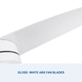 thumbnail image 5 of 42 inch Farmhouse Ceiling Fans with Lights, Low Profile Ceiling Fan with ABS Blades and Remote Control, Flush Mount Ceiling Fan with 6 Speed Wind and Timer Function for Home, 5 of 9