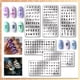 thumbnail image 3 of 6 placas para estampar uñas con letras, alfabetos, diseños para uñas, números, plantillas para uñas, tipografía personalizada, imágenes para manicura., 3 of 7