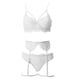 thumbnail image 2 of Gibobby Lenceria mujer sexy Nueva ropa de dormir Pijamas Lencería Sexy Encaje Ropa interior Anillo Liga Íntimos(Blanco CH), 2 of 5