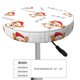 thumbnail image 4 of Balery Corgi With Santa Claus Hat Fundas de asiento para taburete de bar redondo de tela de terciopelo ajustables que protegen de arañazos y manchas para sillas de 14 a 17 pulgadas.-13 inch, 4 of 7