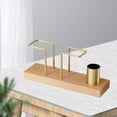 thumbnail image 4 of Abbracc Modern Metal Wire Napkin Holder Rack Paper Dispenser Kitchen Restaurant Table beech base, 4 of 8