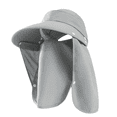 thumbnail image 1 of Sombreros de sol de verano con protección solar para hombres y mujeres, sombreros de pescador transpirables para pesca al aire libre, ala grande desmontable, 1 of 5