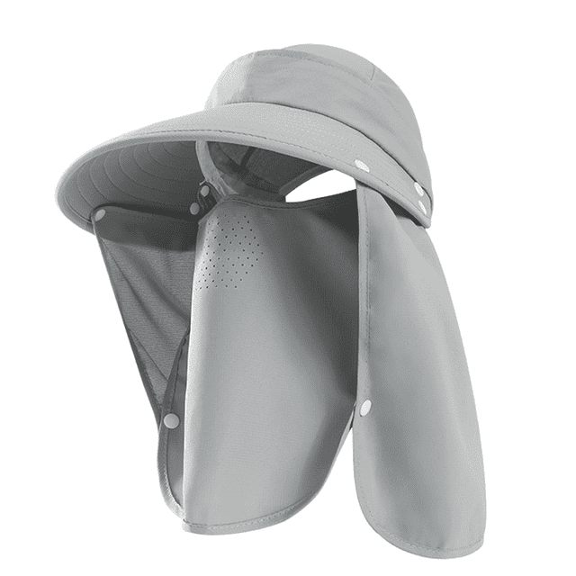Sombreros de sol de verano con protección solar para hombres y mujeres, sombreros de pescador transpirables para pesca al aire libre, ala grande desmontable