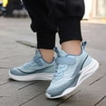 thumbnail image 2 of Kids Sneakers Boys Summer Kids Teen Sneakers Lightweight Mesh Breathable Running Shoes with Non Rubber Sole Kids Shoes Navy 38, 2 of 7