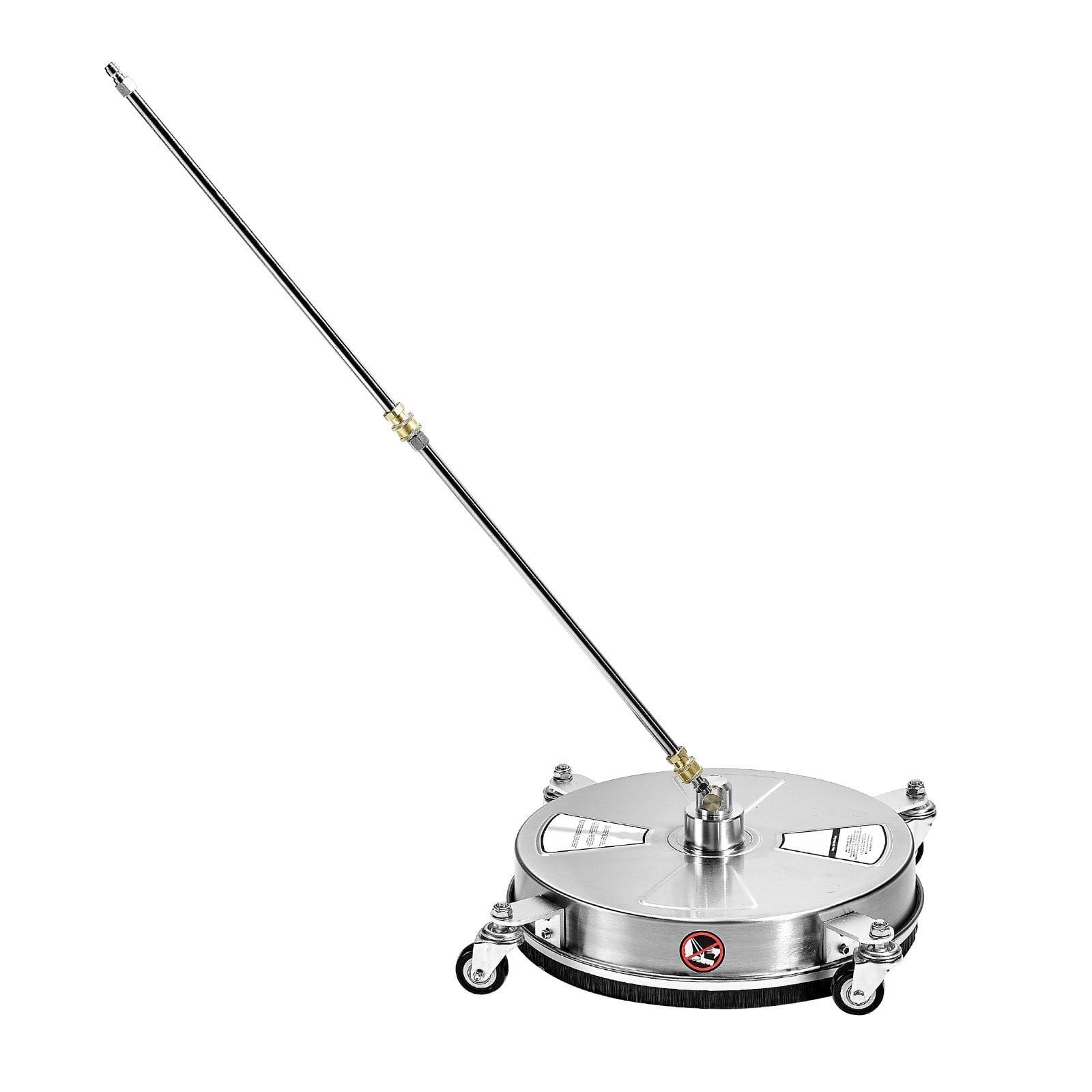 16.5" Pressure Washer Surface Cleaner, 4000 PSI Stainless Steel, 4 Wheel Rotary Cleaner, φ16.5 Inch Fast Cleaning for Driveways, Patios, Decks