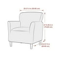 thumbnail image 3 of ATJIA Stretch Chair Covers Banquet Armchair Slipcovers Velvet Armchair Sofa Covers Chair Slipcover Anti-Slip for Living Room, 3 of 10