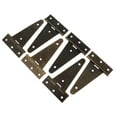 thumbnail image 4 of Mobutofu 6Set Garden Gate Hinges Iron for Hotel Use 3.9x2.4in, 4 of 8