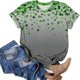 thumbnail image 2 of Camisetas Casuales de Manga Corta con Cuello de Tripulación Impresa de San Valentín Tee Gráfica Ligera Top 95% Poliéster 5% Elastano para el Uso Diario, Camiseta de Moda Cómoda, 2 of 9