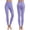 Purple, variant on High Waisted Women's Yoga Leggings, Solid Color Comfortable Athletic Pants with Pockets