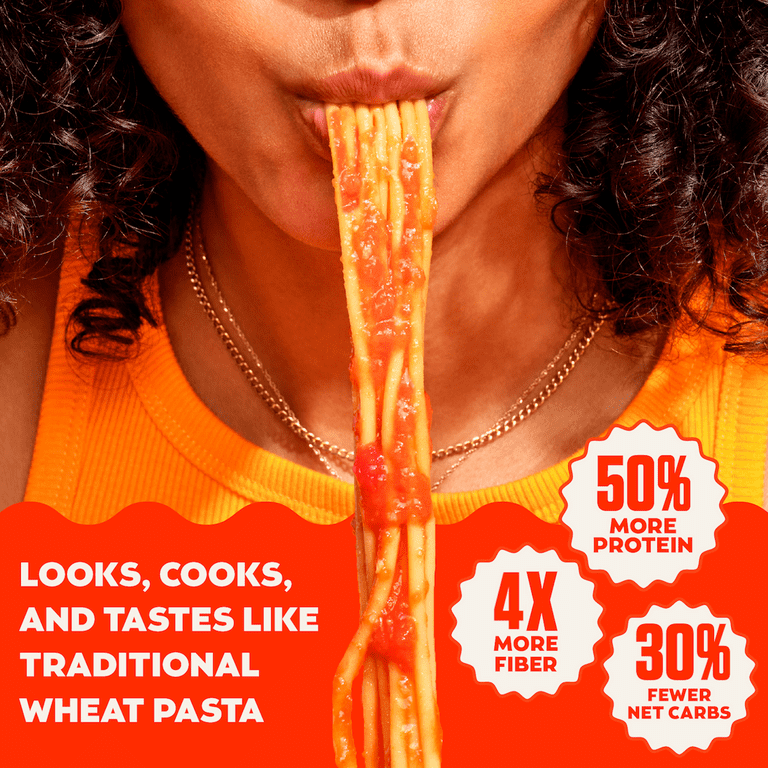 Banza Spaghetti Pasta - Gluten Free, High Protein, and Lower Carb Shelf-Stable Pasta, 8oz