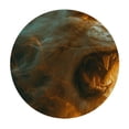 thumbnail image 4 of WYYP A Majestic Lion Round Tablecloth with Elastic Edge 100% Polyester Fiber Outdoor Fitted White, 4 of 8
