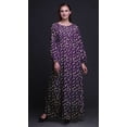 thumbnail image 4 of Bimba Robe Maxi d'Été Décontractée pour Femmes en Georgette Mousse à Imprimé Floral de Roses et de Renoncules, Longue, Taille Élastique - Petit, 4 of 5