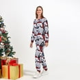 thumbnail image 5 of SYNPOS Family Christmas Pjs Matching Sets Christmas Onesie Pajamas Hooded Zipper Jumpsuit One-Piece Sleepwear for Family, 5 of 11