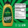 thumbnail image 2 of Koops' Mustard Gluten-Free, Kosher, Made in USA, From Quality Mustard Seeds, Creamy and Traditional Bavarian Recipe (12 Ounce , Jalapeno), 2 of 7