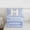 Blue H, variant on Feelyou Initial K Letter Bedding Comforter Set for Kid, Fashion Stripes Ombre Twin Comforter Sets, Fairy Tale Princess Reversible Bedding Set, Breathable Home Decor, 2pcs